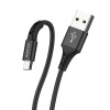 Дата кабель Borofone BX20 Enjoy USB to MicroUSB (1m) Чорний (34301)