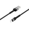 Дата кабель Borofone BX34 Advantage USB to Lightning (1m) Чорний (34308)