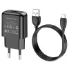 МЗП Borofone BA64A Single port + MicroUSB Чорний (34314)