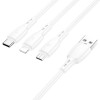 Дата кабель Borofone BX71 USB to 3in1 (1m) Білий (34316)