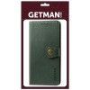 Шкіряний чохол книжка GETMAN Gallant (PU) для Samsung Galaxy S21 FE Зелений (41913)