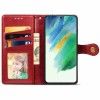 Шкіряний чохол книжка GETMAN Gallant (PU) для Samsung Galaxy S21 FE Красный (41914)