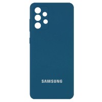 Чохол Silicone Cover Full Camera (AA) для Samsung Galaxy A13 4G Синій (34330)