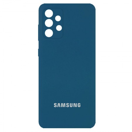 Чохол Silicone Cover Full Camera (AA) для Samsung Galaxy A23 4G Синій (34344)