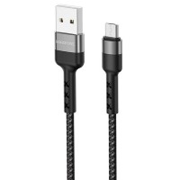 Дата кабель Borofone BX34 Advantage USB to MicroUSB (1m) Чорний (34384)