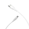 Дата кабель Borofone BX18 Optimal USB to MicroUSB (1m) Белый (34397)