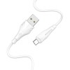 Дата кабель Borofone BX18 Optimal USB to MicroUSB (1m) Білий (34397)