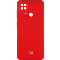 Чохол Silicone Cover Full Camera (AA) для Xiaomi Redmi 10C Красный (34407)