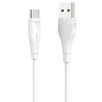 Дата кабель Borofone BX18 Optimal USB to Type-C (1m) Білий (34404)