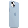 Чохол Silicone case (AAA) full with Magsafe для Apple iPhone 14 (6.1'') Блакитний (37760)