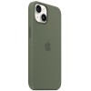 Чохол Silicone case (AAA) full with Magsafe для Apple iPhone 14 (6.1'') Зелений (37761)