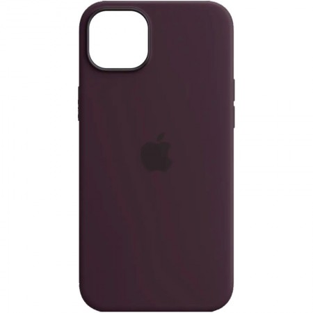 Чохол Silicone case (AAA) full with Magsafe для Apple iPhone 14 (6.1'') Фиолетовый (34424)