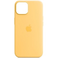 Чохол Silicone case (AAA) full with Magsafe для Apple iPhone 14 Plus (6.7'') Желтый (34427)