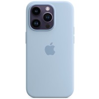 Чохол Silicone case (AAA) full with Magsafe для Apple iPhone 14 Pro (6.1'') Голубой (37765)