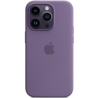 Чохол Silicone case (AAA) full with Magsafe для Apple iPhone 14 Pro (6.1'') Фиолетовый (37764)