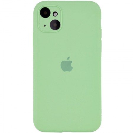 Чохол Silicone Case Full Camera Protective (AA) для Apple iPhone 14 (6.1'') Мятный (34461)