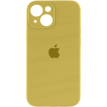Чохол Silicone Case Full Camera Protective (AA) для Apple iPhone 14 (6.1'') Желтый (34455)