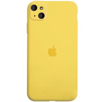 Чохол Silicone Case Full Camera Protective (AA) для Apple iPhone 14 Plus (6.7'') Желтый (34491)