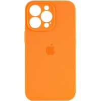 Чохол Silicone Case Full Camera Protective (AA) для Apple iPhone 14 Pro (6.1'') Помаранчевий (34521)