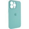 Чохол Silicone Case Full Camera Protective (AA) для Apple iPhone 14 Pro (6.1'') Бірюзовий (38325)