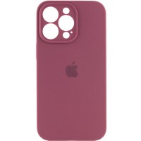 Чохол Silicone Case Full Camera Protective (AA) для Apple iPhone 14 Pro Max (6.7'') Бордовий (34537)