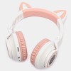 Bluetooth навушники BOROFONE BO18 Cat ear Білий (34563)