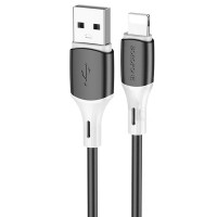 Дата кабель Borofone BX79 USB to Lightning (1m) Чорний (36524)