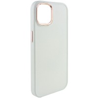 TPU чохол Bonbon Metal Style для Apple iPhone 14 (6.1'') Белый (34601)