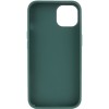 TPU чохол Bonbon Metal Style для Apple iPhone 14 (6.1'') Зелёный (34597)