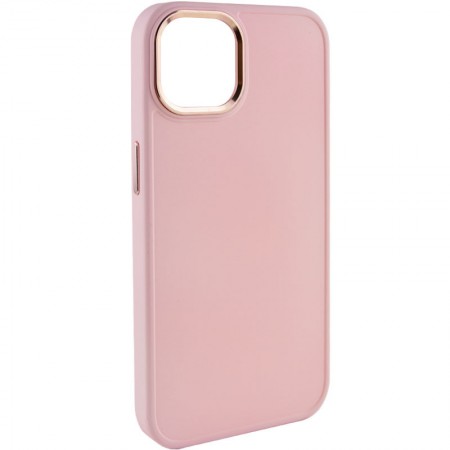 TPU чохол Bonbon Metal Style для Apple iPhone 14 (6.1'') Рожевий (34592)