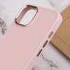 TPU чохол Bonbon Metal Style для Apple iPhone 14 (6.1'') Рожевий (34592)