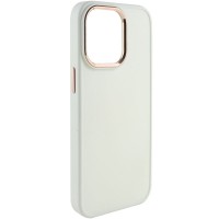 TPU чохол Bonbon Metal Style для Apple iPhone 14 Pro (6.1'') Белый (34627)
