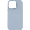 TPU чохол Bonbon Metal Style для Apple iPhone 14 Pro (6.1'') Блакитний (34629)