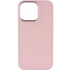 TPU чохол Bonbon Metal Style для Apple iPhone 14 Pro (6.1'') Рожевий (34634)