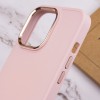 TPU чохол Bonbon Metal Style для Apple iPhone 14 Pro (6.1'') Розовый (34634)