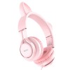 Навушники Hoco W36 Cat ear Розовый (33806)