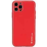 Шкіряний чохол Xshield для Apple iPhone 14 Pro (6.1'') Красный (34985)