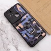 Ударостійкий чохол Camshield Serge Ring Camo для Xiaomi Poco C40 Фиолетовый (35240)