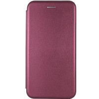 Шкіряний чохол (книжка) Classy для Xiaomi Poco M5 Бордовий (36061)