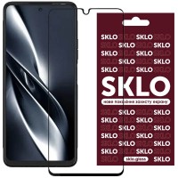 Захисне скло SKLO 3D (full glue) для TECNO Pova 3 (LF7n) Черный (35259)