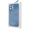 Чохол TPU+Glass Sapphire matte case для Apple iPhone 14 Pro Max (6.7'') Голубой (35330)