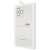 Чохол TPU+Glass Sapphire matte case для Apple iPhone 14 Pro Max (6.7'') Белый (37570)