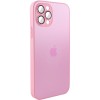 Чохол TPU+Glass Sapphire matte case для Apple iPhone 14 Pro (6.1'') Розовый (35320)