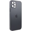 Чохол TPU+Glass Sapphire matte case для Apple iPhone 14 Pro (6.1'') Черный (35322)