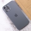 Чохол TPU+Glass Sapphire matte case для Apple iPhone 14 Pro (6.1'') Черный (35322)