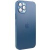 Чохол TPU+Glass Sapphire matte case для Apple iPhone 14 Pro (6.1'') Голубой (35323)