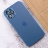 Чохол TPU+Glass Sapphire matte case для Apple iPhone 14 Pro (6.1'') Голубой (35323)