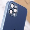 Чохол TPU+Glass Sapphire matte case для Apple iPhone 14 Pro (6.1'') Голубой (35325)