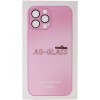 Чохол TPU+Glass Sapphire matte case для Apple iPhone 14 (6.1'') Розовый (35306)