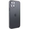Чохол TPU+Glass Sapphire matte case для Apple iPhone 14 (6.1'') Чорний (37569)